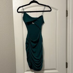 Oh Polly Teal mini Dress